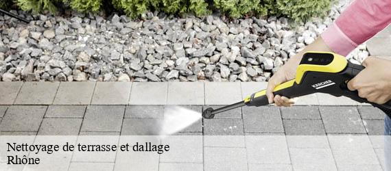 Nettoyage de terrasse et dallage 69 Rhône Ferrari nettoyage
