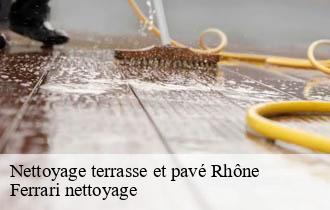Nettoyage terrasse et pavé 69 Rhône Ferrari nettoyage