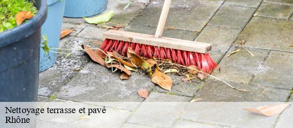 Nettoyage terrasse et pavé 69 Rhône Ferrari nettoyage