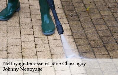 Nettoyage terrasse et pavé  chassagny-69700 Johnny Nettoyage 