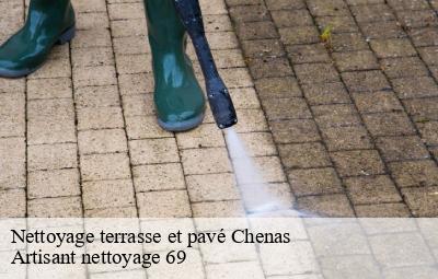 Nettoyage terrasse et pavé  chenas-69840 Artisant nettoyage 69