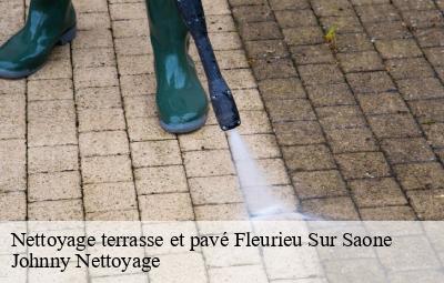 Nettoyage terrasse et pavé  fleurieu-sur-saone-69250 Johnny Nettoyage 