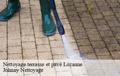 Nettoyage terrasse et pavé  lozanne-69380 Johnny Nettoyage 