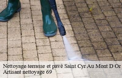 Nettoyage terrasse et pavé  saint-cyr-au-mont-d-or-69450 Artisant nettoyage 69