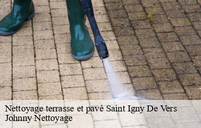 Nettoyage terrasse et pavé  saint-igny-de-vers-69790 Johnny Nettoyage 