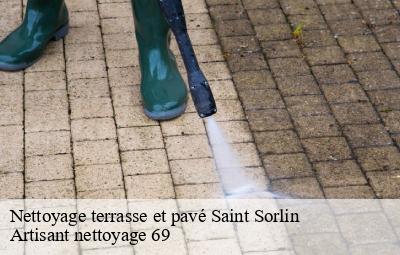 Nettoyage terrasse et pavé  saint-sorlin-69440 Artisant nettoyage 69