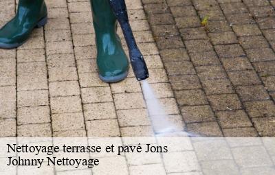 Nettoyage terrasse et pavé  jons-69330 Johnny Nettoyage 