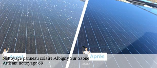 Nettoyage panneau solaire  albigny-sur-saone-69250 Artisant nettoyage 69