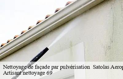 Nettoyage de façade par pulvérisation   satolas-aeroport-69125 Artisant nettoyage 69