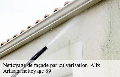 Nettoyage de façade par pulvérisation   alix-69380 Artisant nettoyage 69