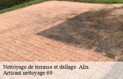 Nettoyage de terrasse et dallage   alix-69380 Artisant nettoyage 69