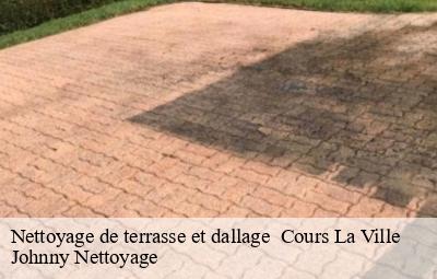 Nettoyage de terrasse et dallage   cours-la-ville-69470 Johnny Nettoyage 