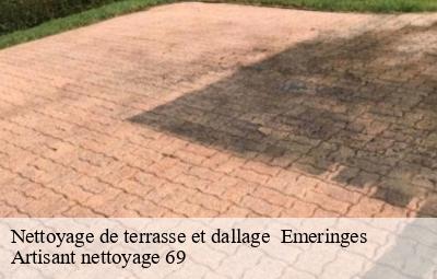 Nettoyage de terrasse et dallage   emeringes-69840 Artisant nettoyage 69