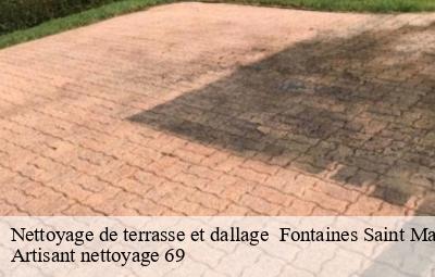 Nettoyage de terrasse et dallage   fontaines-saint-martin-69270 Artisant nettoyage 69