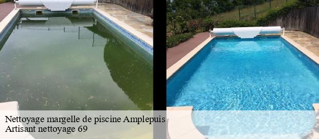 Nettoyage margelle de piscine  amplepuis-69550 Artisant nettoyage 69