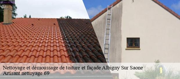 Nettoyage et démoussage de toiture et façade  albigny-sur-saone-69250 Artisant nettoyage 69